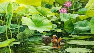 朝鲜油画—和和美美