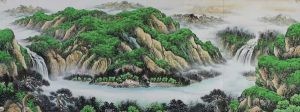 风水画：源远流长、鸿运当头