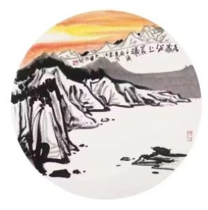 吴明龙山水作品之雪域高原系列（附画家简历）