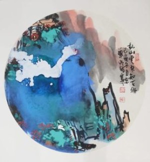艺术评论：大美河山——吴明龙泼彩山水试析