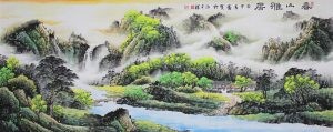 画家张箫贤作品—春山雅居（癸卯年新作）