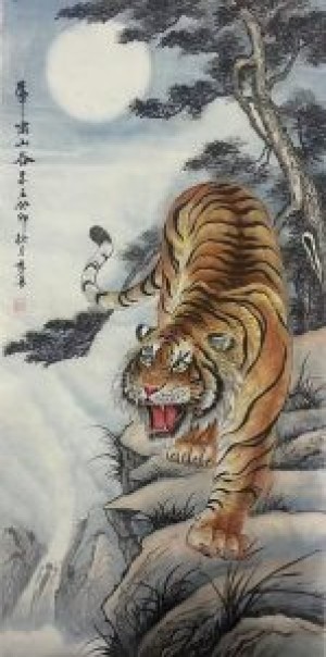 虎啸山河—画家李勇作品
