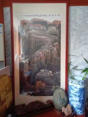张月岗作品—太行山系列（装裱之后）