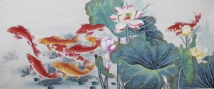 韦绍明作品—吉利有余（小六尺）