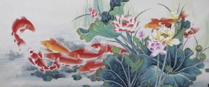 韦绍明作品—吉利有余（小六尺）