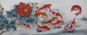 韦绍明作品—吉利有余（小六尺）