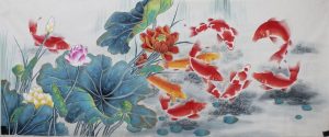 韦绍明作品—吉利有余（小六尺）