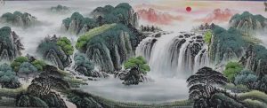 画家李晓海作品—旭日东升（小六尺）