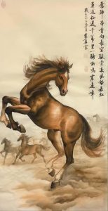 画家李勇作品——骏马迎新春