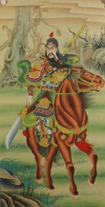 韦绍明作品—义薄云天（四尺关公画像）